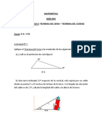 Copia de GUÍA 2 - Teorema Del Seno - Teorema Del Coseno
