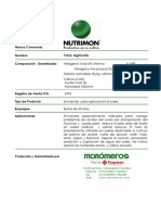 Ficha Técnica del Fungicida Predostar | PDF | Pesticida | Plantas