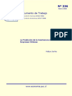 La Predicci N de La Insolvencia de Empre PDF