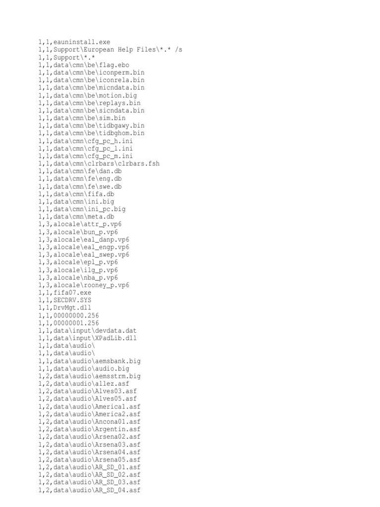 Common Filelist | PDF | Microsoft Software | Microsoft Windows