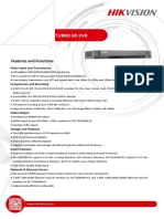 Especificaciones DS-7200HQHI-K2 PDF