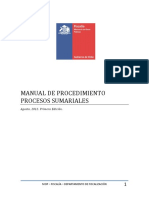 Manual de Procedimiento Procesos Sumariales PDF