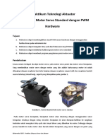 Praktikum Teknologi Aktuator - Motor Servo Standard Dengan PWM Hardware