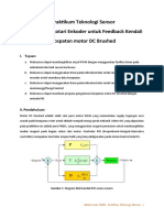 Praktikum Teknologi Aktuator - Servo Kecepatan Motor DC Brushed