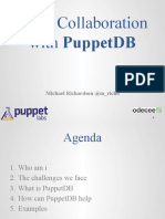 Node Collaboration With Puppetdb: Michael Richardson @M - Richo