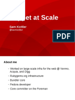 Puppet at Scale: Sam Kottler