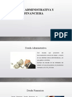 Deuda Administrativa y Deuda Financiera