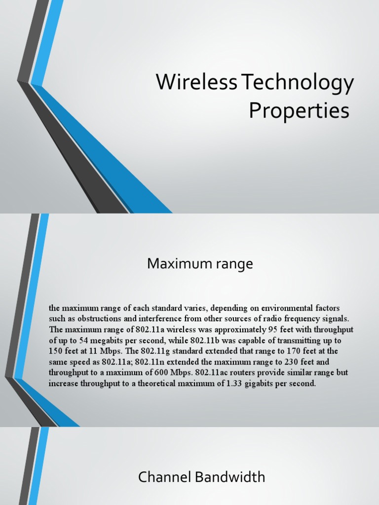 Wireless Technology Standards Explained | PDF | Ieee 802.11 | Wi Fi