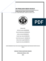 Laporan Penilaian Objek Khusus Pusat Perbelanjaan Blok M Square Per 31 Januari 2011