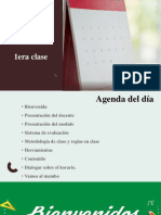 Agenda Monografico 1era Clase