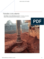 Tubulão A Céu Aberto - VWF Fundações PDF