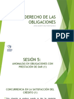 DERECHO DE LAS OBLIGACIONES 5 Sesión 5