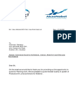 AkzoNobel India LTD (Dulux Paint) - Commercial Offer (Juhu Abhishek BCD CHSL - 27.10.2020)
