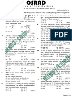 CBSE Grade XII (2020-21) - 40 Day Test Series (D05-T)