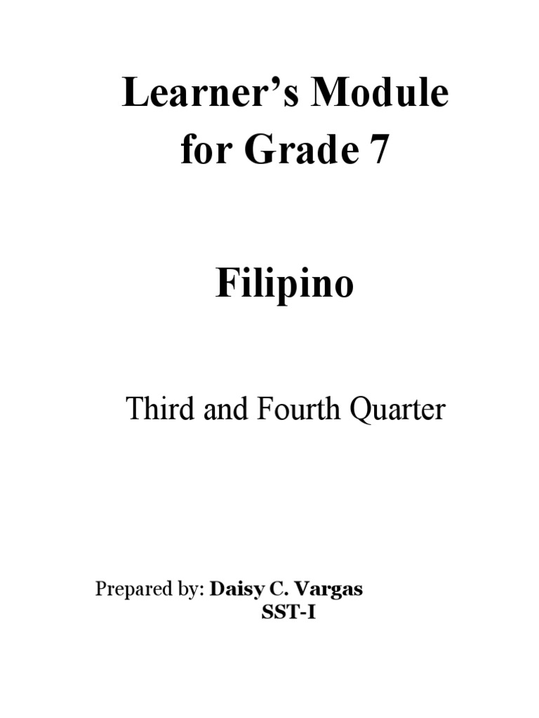 Filipino 7 | PDF