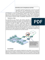 Características de la Arquitectura de Red