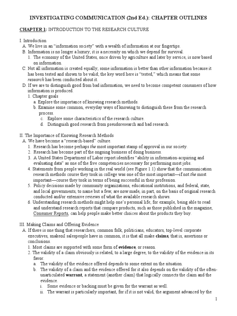 Understanding Research Methods in Communication | PDF | Naturalism ...