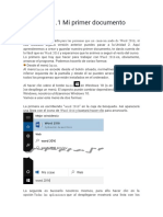 Unidad 1.1 MI PRIMER DOCUMENTO