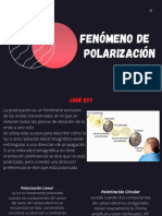 FENÓMENO DE POLARIZACIÓN