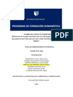 PROYECTO EMPRENDEDOR. Competencia Comunicativa.