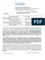 Segunda Invitacion para Conciliar Picota