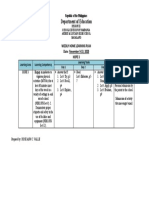 Department of Education: Weekly Home Learning Plan Date: November 9-13, 2020 Hope 3