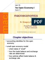 Macroeconomics: The Open Economy I