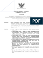 Perbub No 42 Tahun 2012 Perubahan Perbub No 14 Tahun 2007 PDF