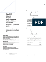 Combined QP (Reduced) - M1 Edexcel