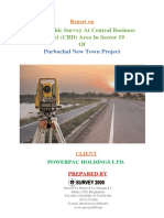 Topographic Survey Report for Iconic Tower CBD Area in Purbachal New Town