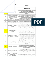 Literature Matrix