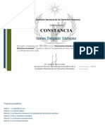 CEPDH - Constancia Curso Convivencia Escolar PDF