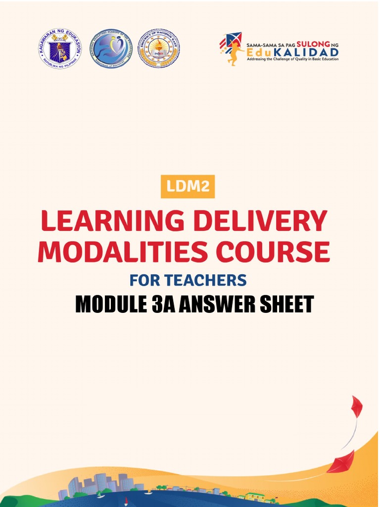 Module 3A: Designing Learning Modalities | PDF | Educational Assessment ...