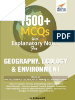 GEOGRAPHY ECOLOGY 1500 MCQs With Explanatory Notes