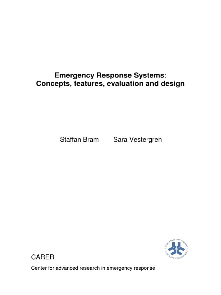 Emergency Response Systems Overview | PDF | Situation Awareness | System