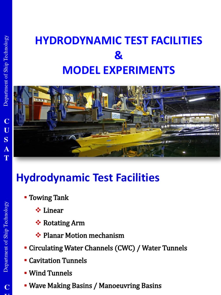 Hydrodynamic Testing Facilities Overview | PDF | Watercraft | Motion ...