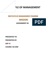 Management Mission Assign-4