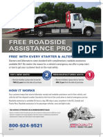 Free Roadside Assistance Program: Free With Every Starter & Alternator Unit
