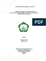 Laporan Praktek Kerja Lapangan Balai Taman Nasional Aketajawe Lolobata PDF