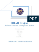 OOAD Project: Software Personal Management System