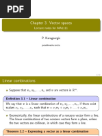 Vector Spaces PDF