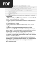Ingredientes para preparar gel antibacterial en casa