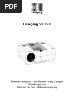 Liesegang - Beamer - Bedienerhandbuch - bddv1500