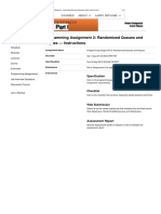 wk2 Prog Assign Randomized Queues Deques Instructions PDF