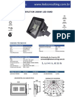 DATASHEET REFLETOR LED 200W.pdf