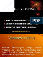 Variabel Cost