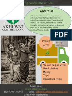 Akhuwat Clothes Bank poster