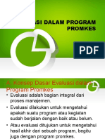 EVALUASI DALAM PROGRAM PROMKES Ok