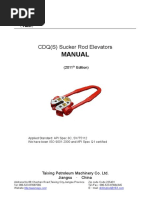 Manual: CDQ (S) Sucker Rod Elevators