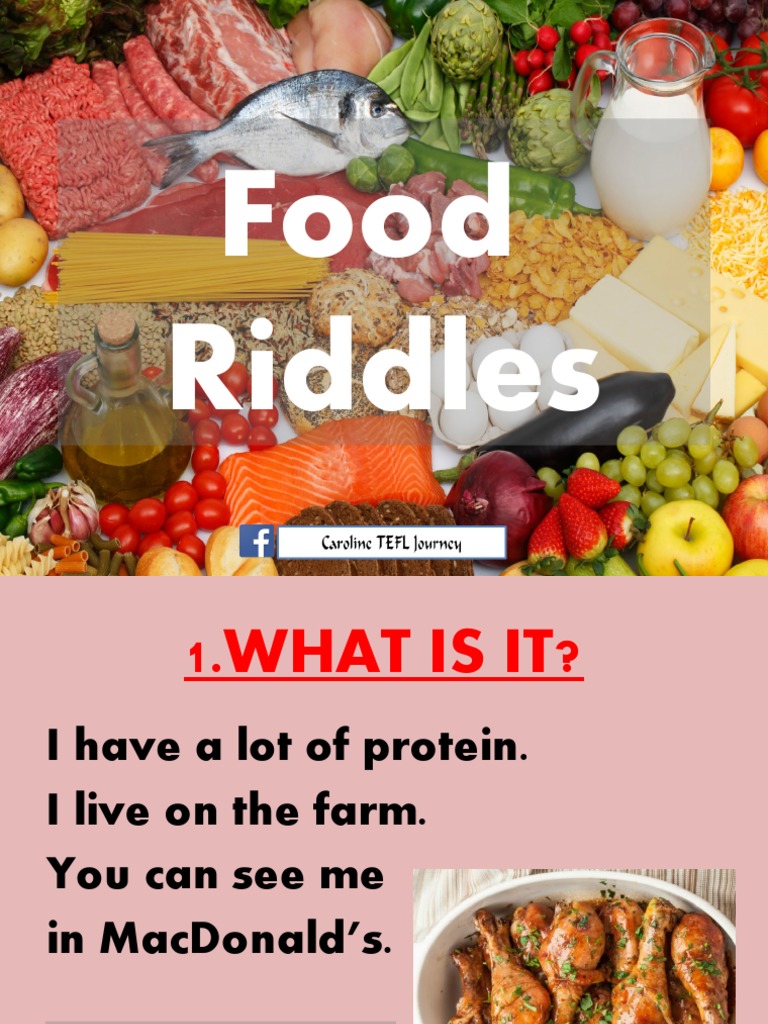 FoodRiddles 1 | PDF